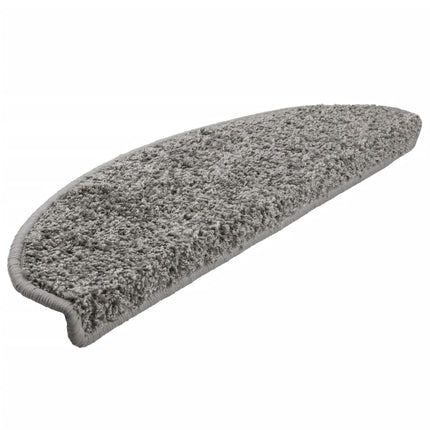 Trappmattor 15 st 65x21x4 cm grå halvrunda stora