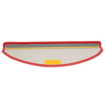 Trappmattor 15 st 65x21x4 cm röda halvrunda stora