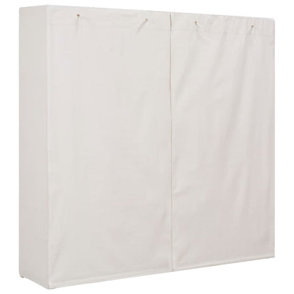 Garderob 173x40x170 cm vit tyg