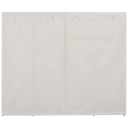 Garderob 200x40x170 cm vit tyg