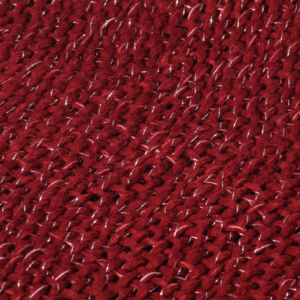 Pläd Vinröd 220 x 250 cm Polyester
