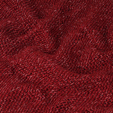 Pläd Vinröd 220 x 250 cm Polyester