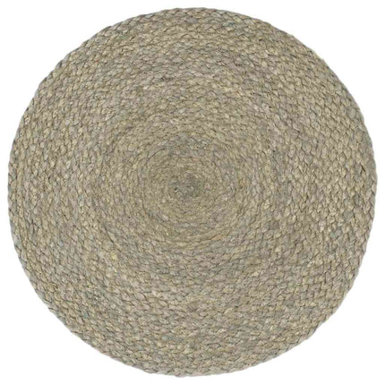 Bordstabletter 4 st grå 38 cm rund jute
