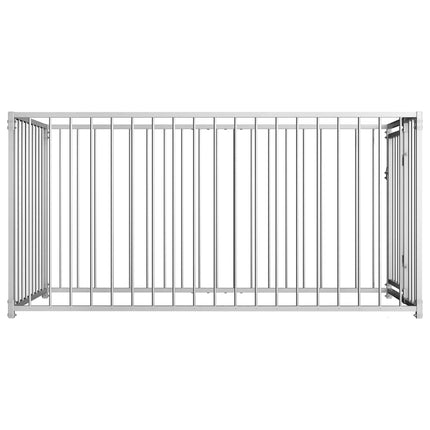 Hundgård för utomhusbruk 100x200x100 cm