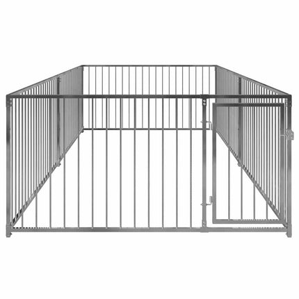 Hundgård för utomhusbruk 200x400x100 cm