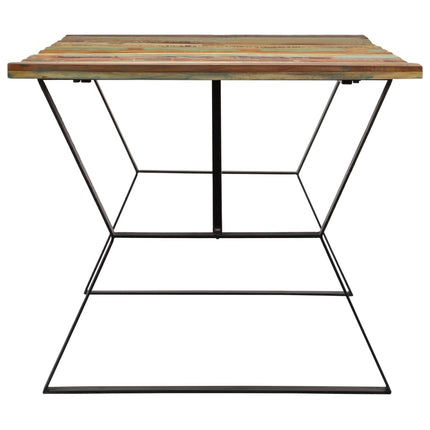Matbord 180x90x76 cm massivt återvunnet trä