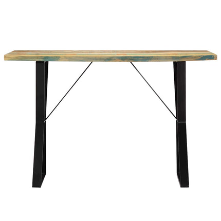 Matbord 120x60x76 cm massivt återvunnet trä