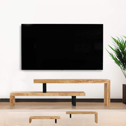 TV-bänk massivt mangoträ