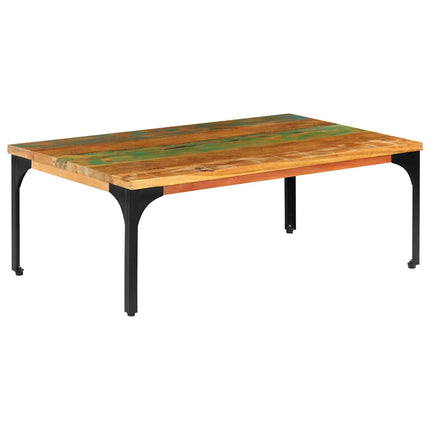 Soffbord 100x60x35 cm massivt återvunnet trä