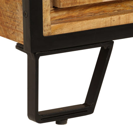 TV-bänk med lådor 120x30x40 cm massivt mangoträ
