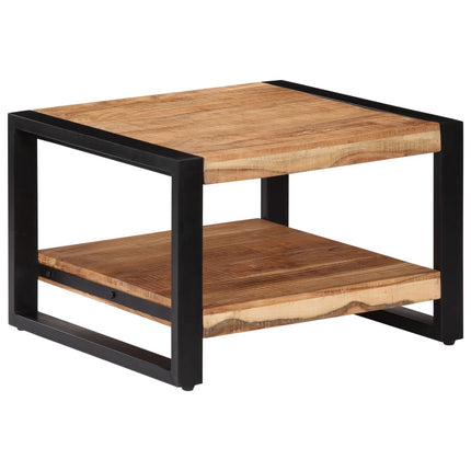 Soffbord 60x60x40 cm massivt akaciaträ
