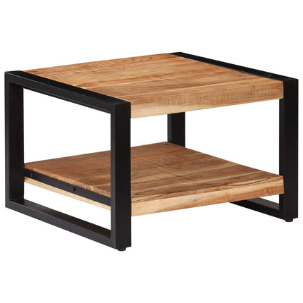 Soffbord 60x60x40 cm massivt akaciaträ