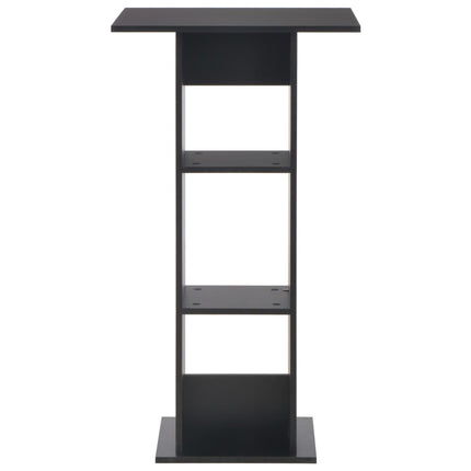 Barbord svart 60x60x110 cm
