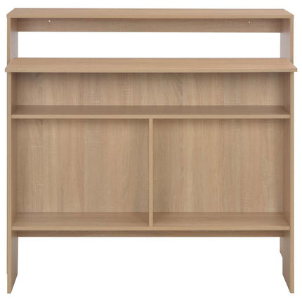 Barbord med 2 bordsskivor ek 130x40x120 cm