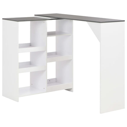 Barbord Med Flyttbar Hylla 138X39X110 Cm