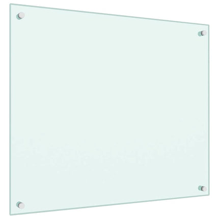 Stänkskydd mjölkfärgad 70x60 cm härdat glas