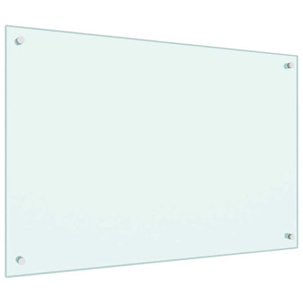 Stänkskydd mjölkfärgad 90x60 cm härdat glas