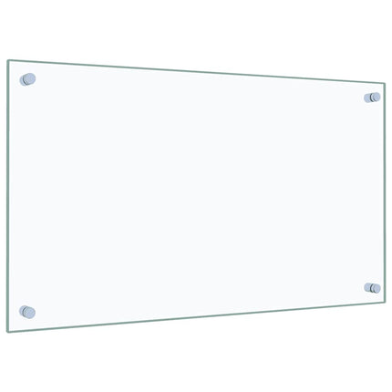 Stänkskydd transparent 70x40 cm härdat glas