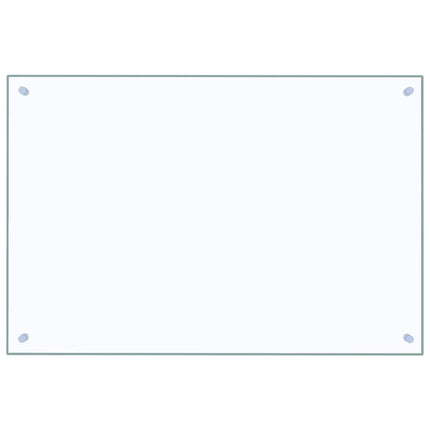 Stänkskydd transparent 90x60 cm härdat glas