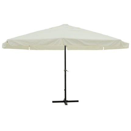 Parasoll aluminium vit 500 cm