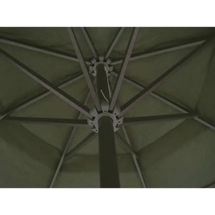 Parasoll aluminium grön 500 cm