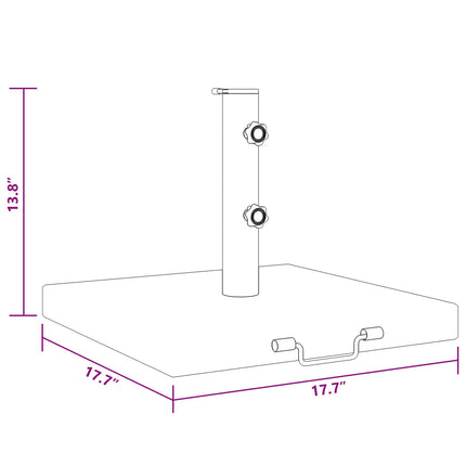 Parasollfot 45 cm