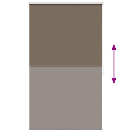 Rullgardin mörkläggning 84,4x175 cm Tygbredd 80 cm kaffe