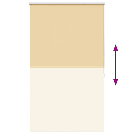 Rullgardin mörkläggning 104,4x175 cm Tygbredd 100 cm beige