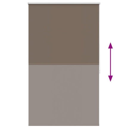 Rullgardin mörkläggning 104,4x175 cm Tygbredd 100 cm kaffe