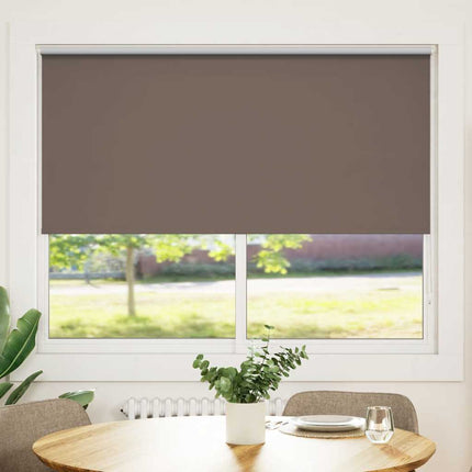 Rullgardin mörkläggning 144,4x175 cm Tygbredd 140 cm kaffe
