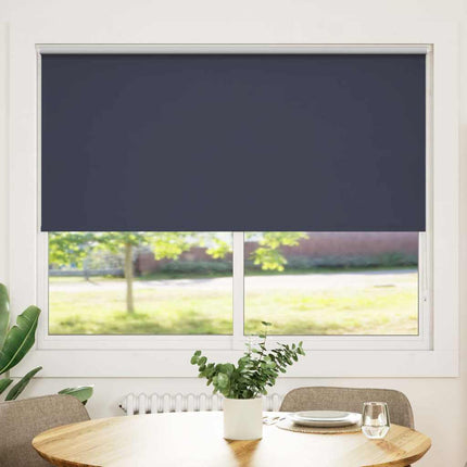 Rullgardin mörkläggning 144,4x175 cm Tygbredd 140 cm marinblå