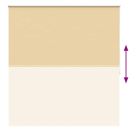 Rullgardin mörkläggning 164,4x175 cm Tygbredd 160 cm beige