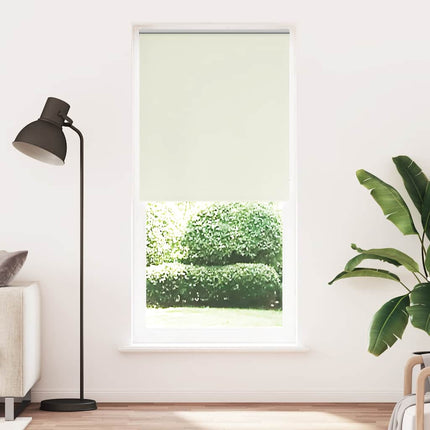 Rullgardin mörkläggningsbar 84,4x230 cm Tygbredd 80 cm benvit