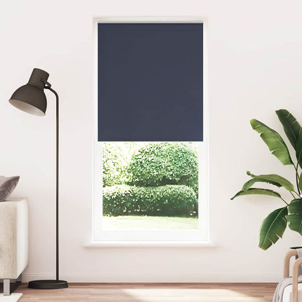 Rullgardin mörkläggning 104,4x230 cm Tygbredd 100 cm marinblå
