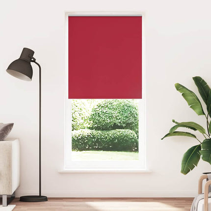 Rullgardin mörkläggning 124,4x230 cm Tygbredd 120 cm röd