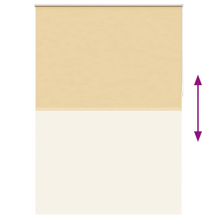 Rullgardin mörkläggning 144,4x230 cm Tygbredd 140 cm beige