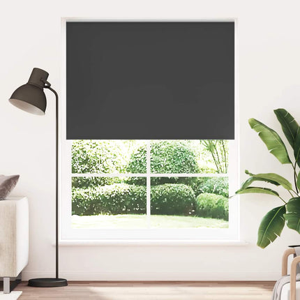 Rullgardin mörkläggning 144,4x230 cm Tygbredd 140 cm svart