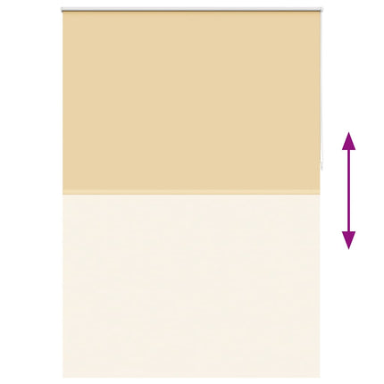 Rullgardin mörkläggning 164,4x230 cm Tygbredd 160 cm beige
