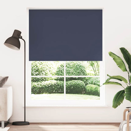 Rullgardin mörkläggning 164,4x230 cm Tygbredd 160 cm marinblå