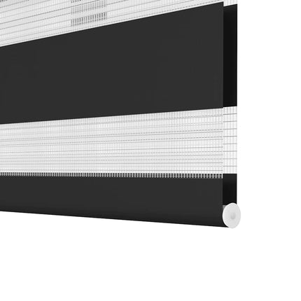 Zebragardin 40,9x100 cm Tygbredd 36,7 cm svart