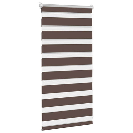Zebragardin 40,9x100 cm Tygbredd 36,7 cm kaffe