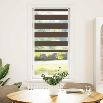 Zebragardin 60,9x120 cm Tygbredd 56,7 cm kaffe