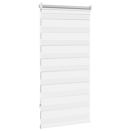 Zebragardin 80,9x150 cm Tygbredd 76,7 cm vit