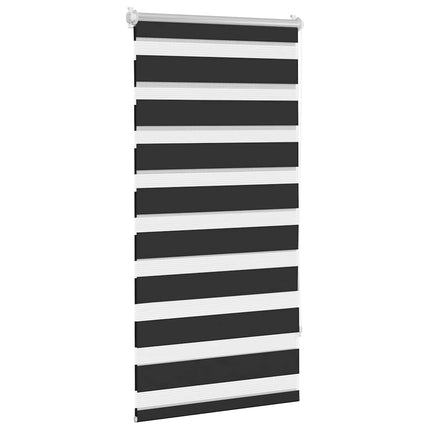Zebragardin 80,9x150 cm Tygbredd 76,7 cm svart