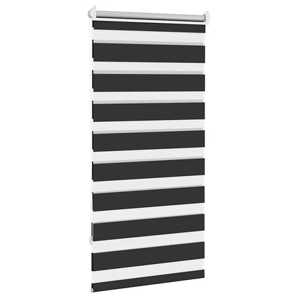 Zebragardin 80,9x150 cm Tygbredd 76,7 cm svart