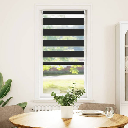 Zebragardin 80,9x150 cm Tygbredd 76,7 cm svart
