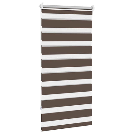 Zebragardin 80,9x150 cm Tygbredd 76,7 cm kaffe