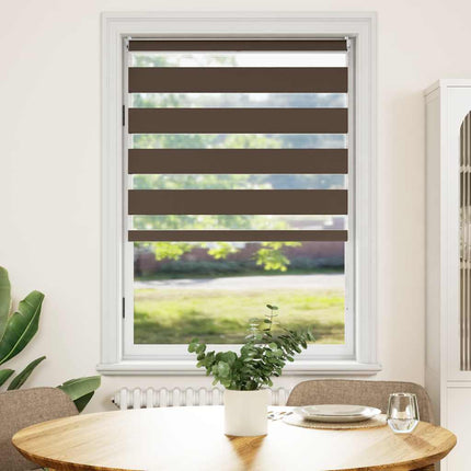 Zebragardin 80,9x175 cm Tygbredd 76,7 cm kaffe