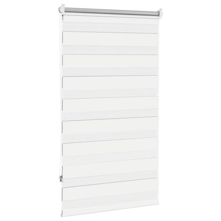Zebragardin 90,9x150 cm Tygbredd 86,7 cm vit