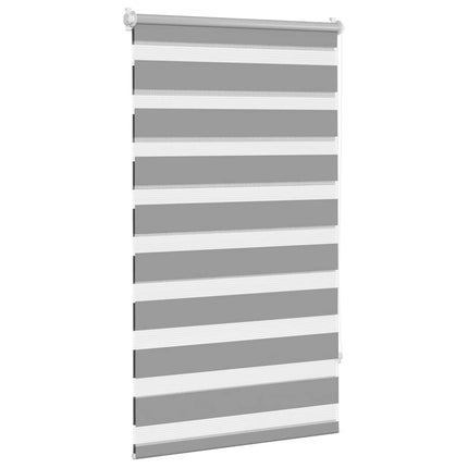 Zebragardin 90,9x150 cm Tygbredd 86,7 cm grå